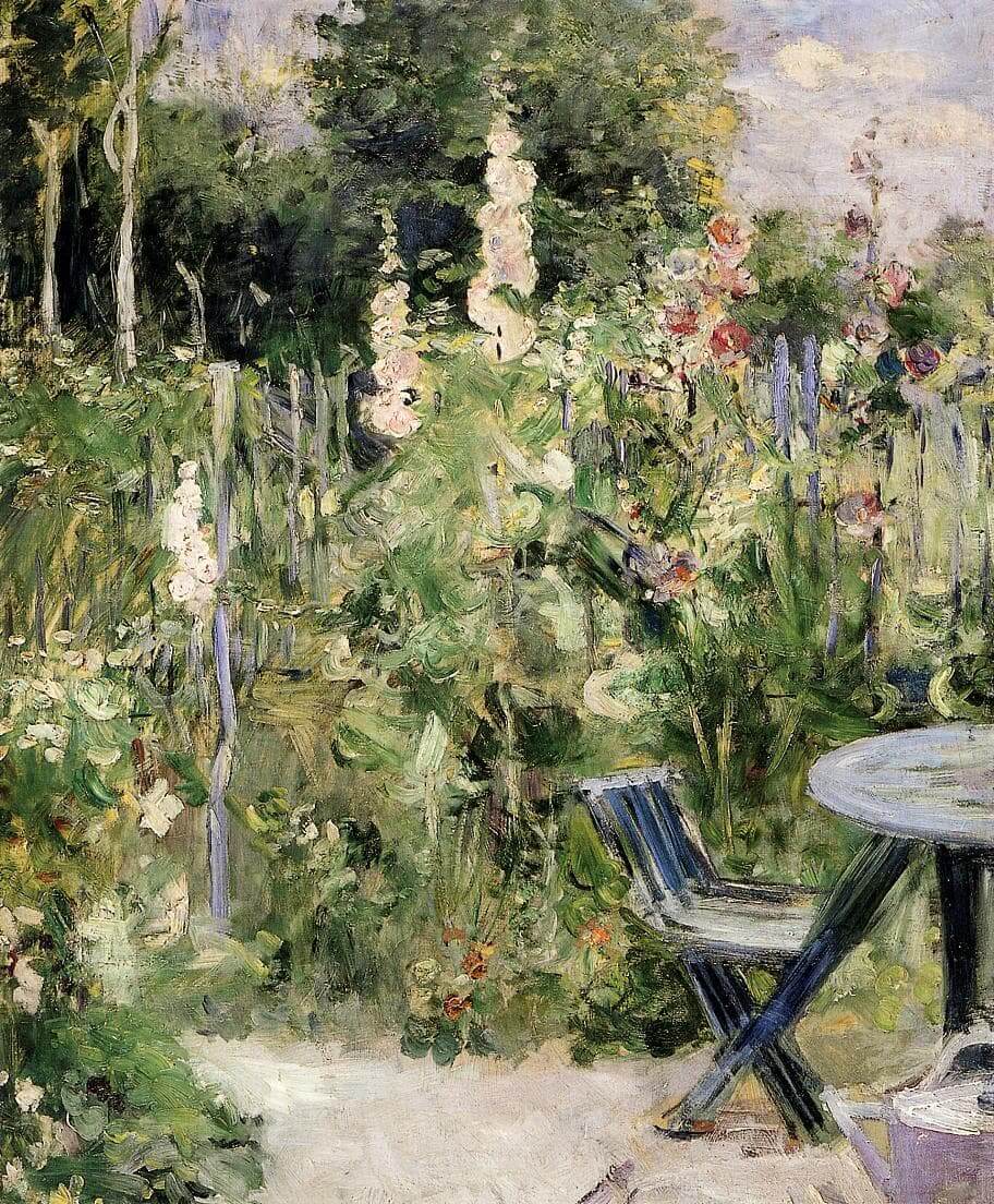 «Malvarrosas», de Berthe Morisot